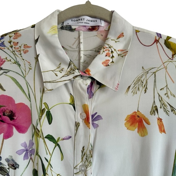 Sonnet James Floral Jumpsuit Size Medium - Picture 7 of 16